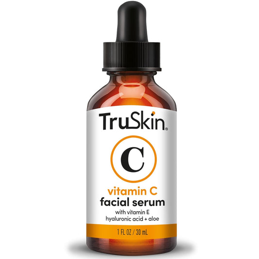 Vitamin C Serum for Face – anti Aging Face Serum with Hyaluronic Acid & Vitamin E – Brightening Formula for Improving Appearance of Dark Spots, Fine Lines & Wrinkles – All Skin Types, 1 Fl Oz