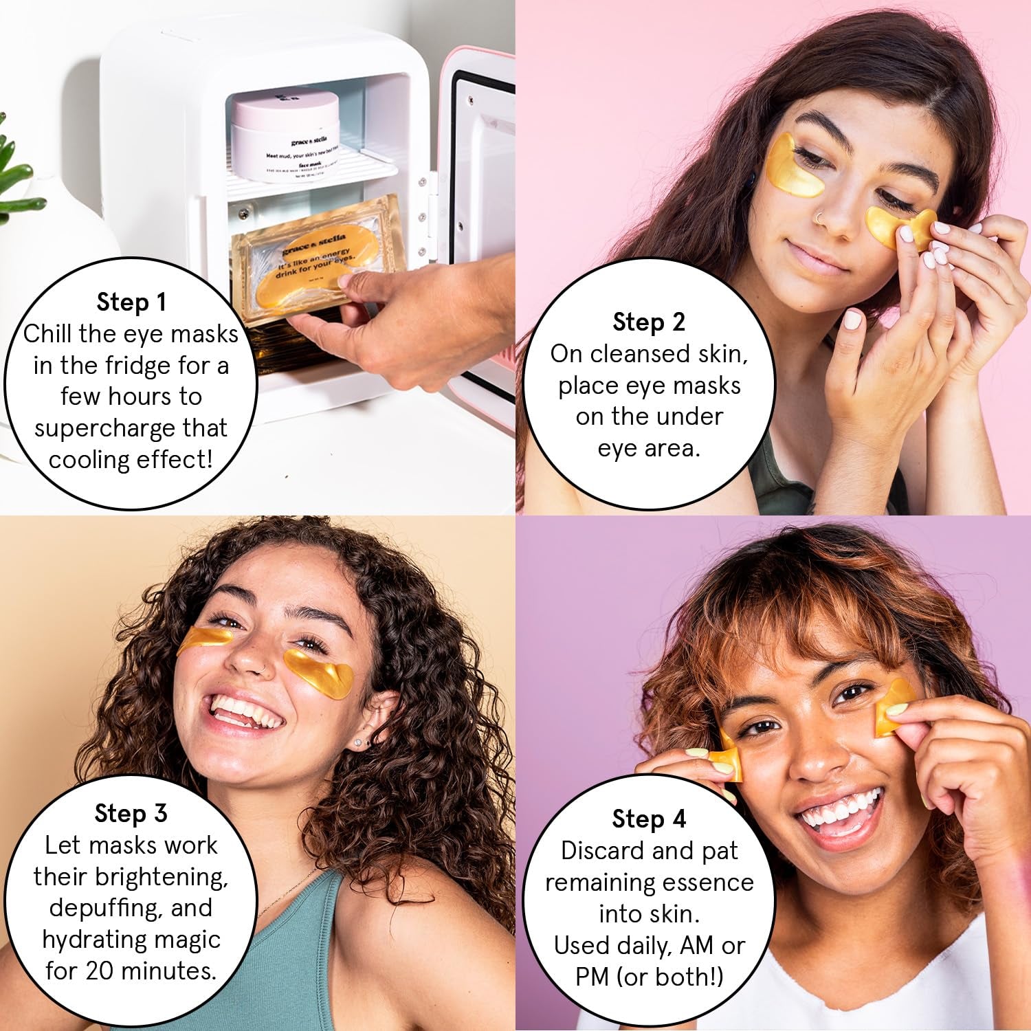 Award Winning under Eye Mask - Birthday Gifts for Women - Gel Eye Patches for Dark Circles, Puffy Eyes, Undereye Bags - Gifts for Mom - Travel Essentials - Vegan (24 Pairs, Gold)